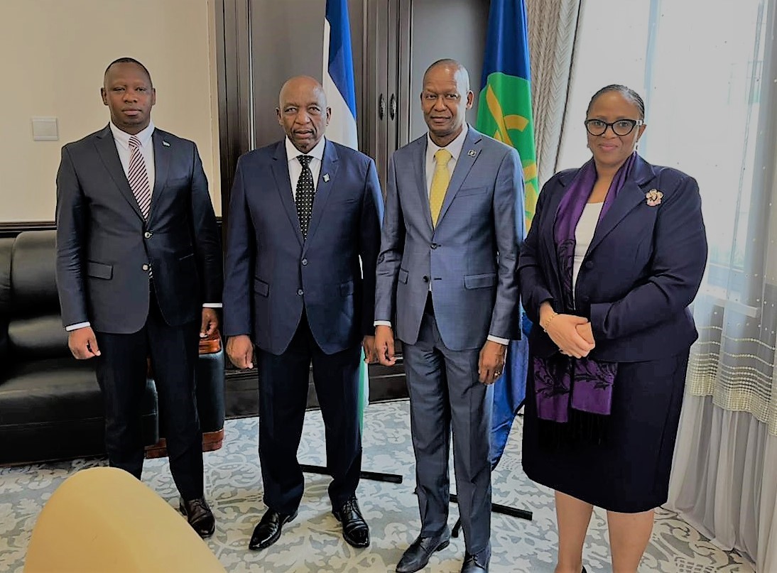 Lesotho’s Prime Minister Samuel Ntsokoane Matekane applauds SADC’s